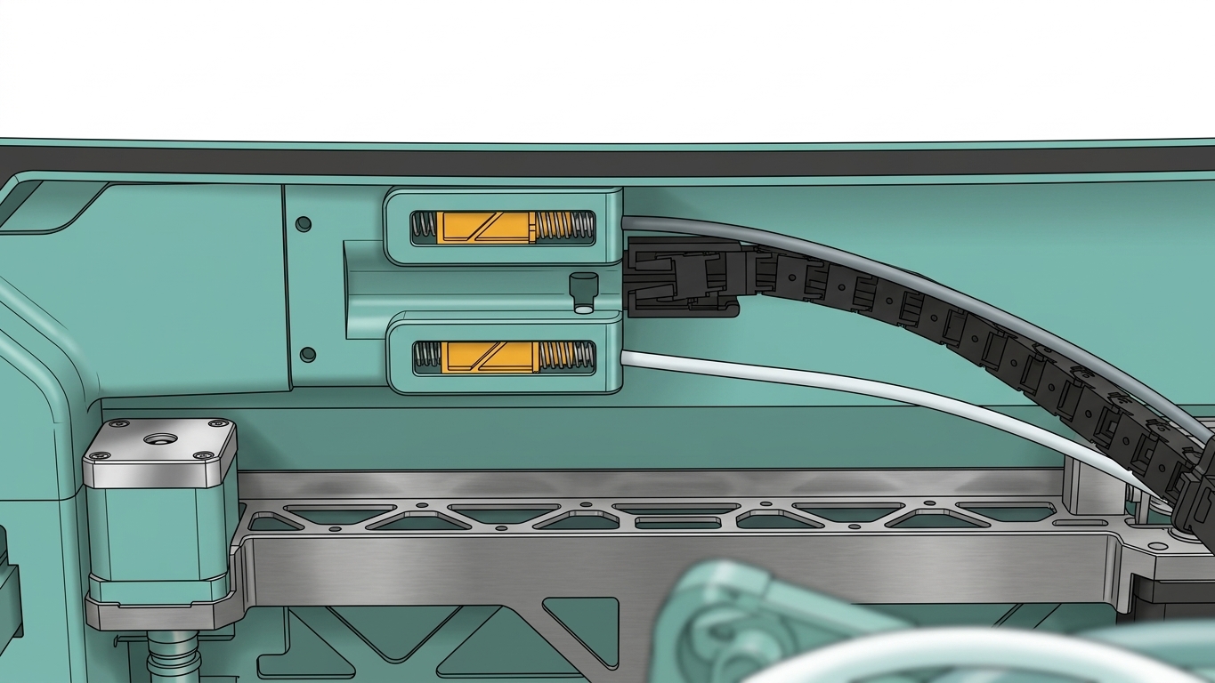 The buffer slider status when the filament tangle detection is triggered
