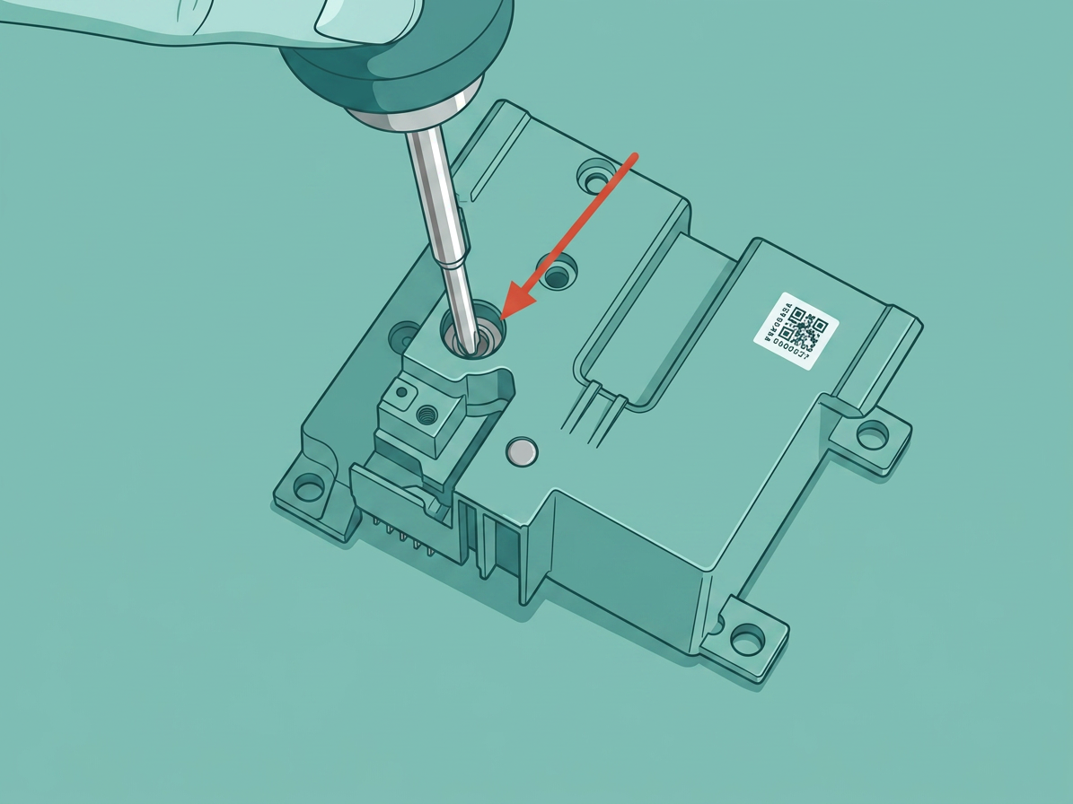Tap point on rear of active wheel