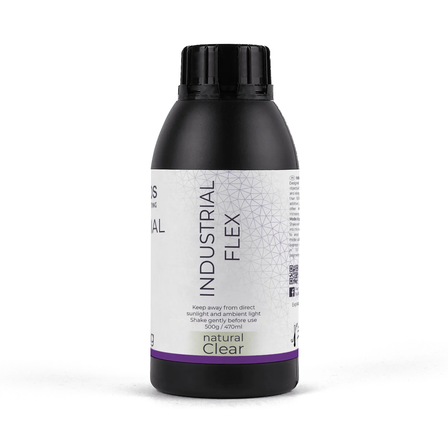 Фотополимер HARZ Labs Industrial Flex, натуральный (0,5 кг)