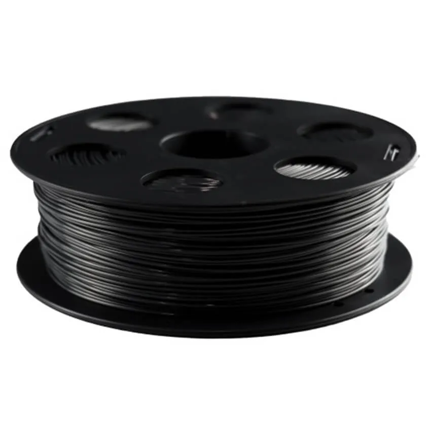 Катушка PLA-шелк  пластика Bestfilament 1.75 мм 1кг, черная (silk_1kg_1.75_black)