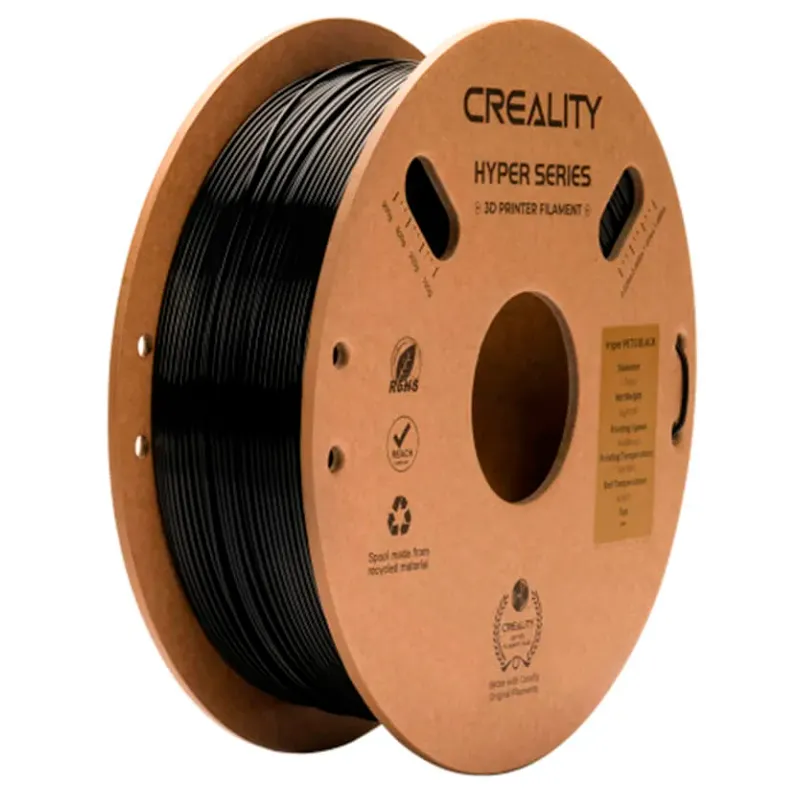 Катушка Hyper-PETG-пластика Creality 1.75 мм 1кг, черная