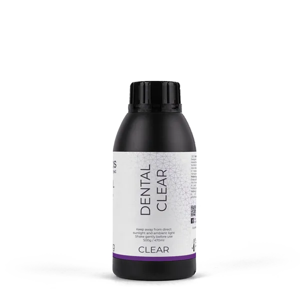 Фотополимер HARZLabs Dental Clear, прозрачный (0,5 кг)