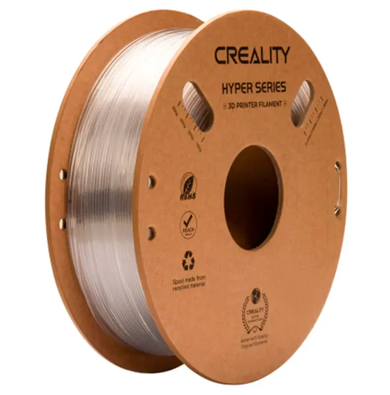 Катушка Hyper-PETG-пластика Creality 1.75 мм 1кг, прозрачная