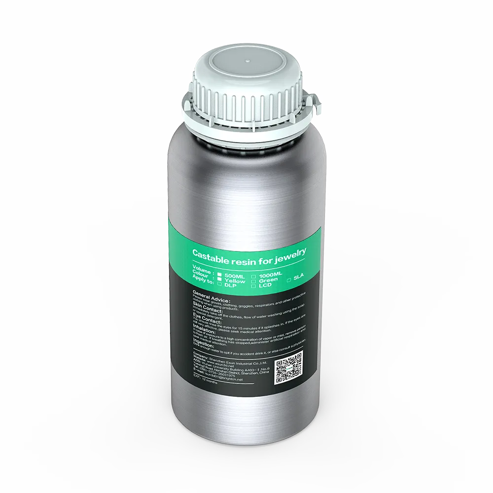 Фотополимер ESUN Castable для ювелиров, желтый (1 кг)