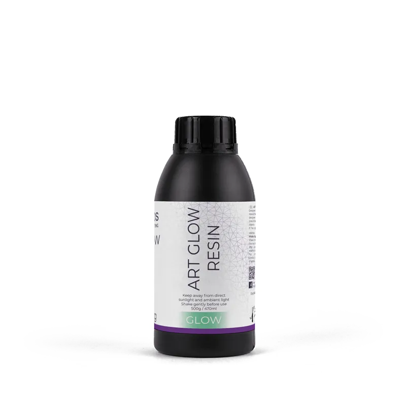 Фотополимер HARZ Labs ART Glow Resin, светящийся зеленый (0,5 кг)