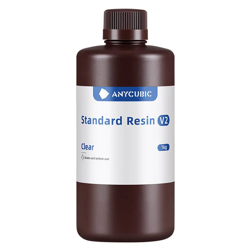 Фотополимерная смола Anycubic Standard V2, прозрачная (1 кг)