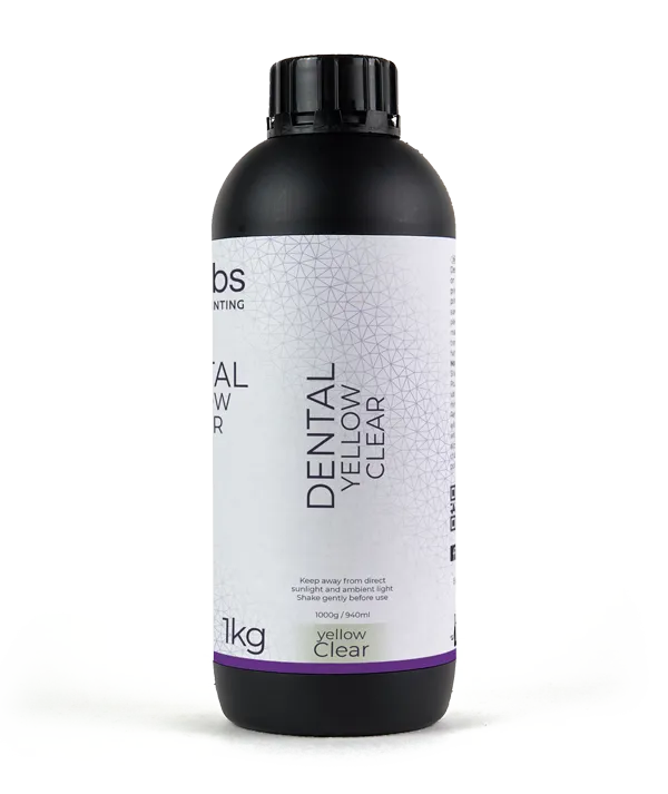 Фотополимер HARZ Labs Dental Yellow Clear прозрачный желтый (1 кг)