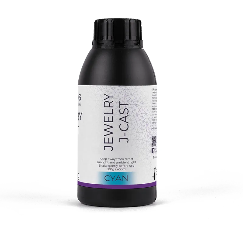 Фотополимер HARZ Labs Jewelry J-Cast, голубой (0,5 кг)