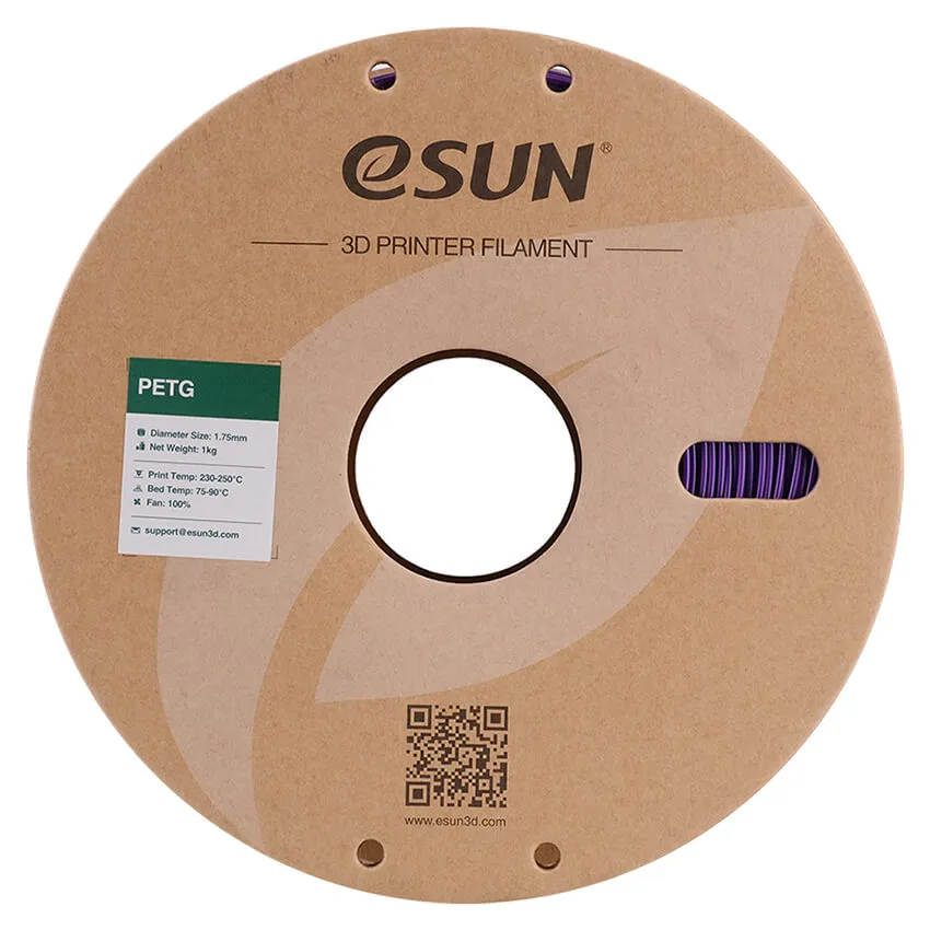 Катушка PETG-пластика ESUN 1.75 мм 1кг., пурпурная (PETG175SZ1/PETG175Z1P1)
