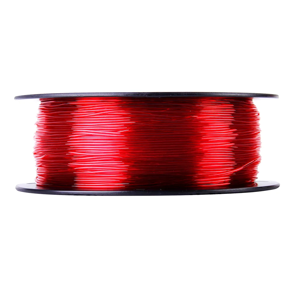 Катушка TPU-95A пластика ESUN 1.75 мм 1кг., прозрачно-красная (TPU-95A175T-R1P1)