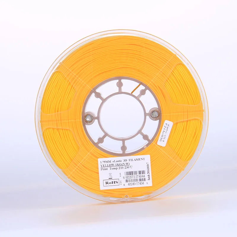 Катушка eLastic-пластика ESUN 1.75 мм 1кг., желтая