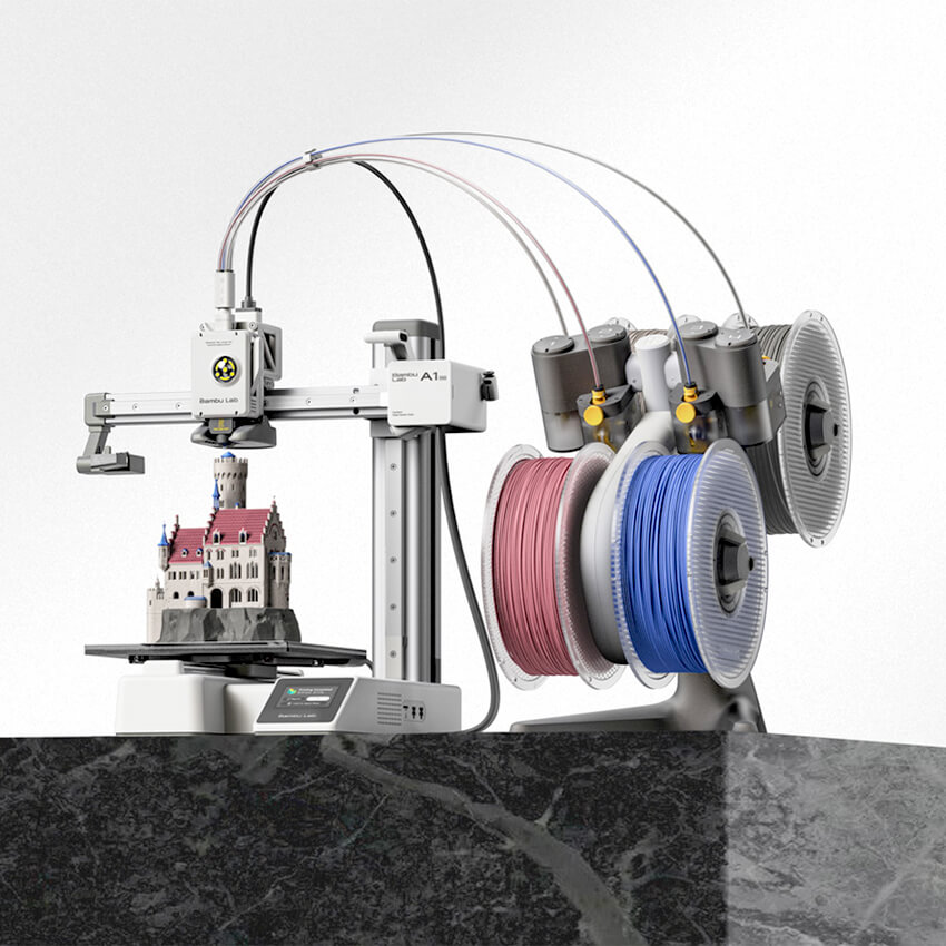 3D принтер Bambu Lab A1 mini Combo (с AMS lite) (EU-версия)