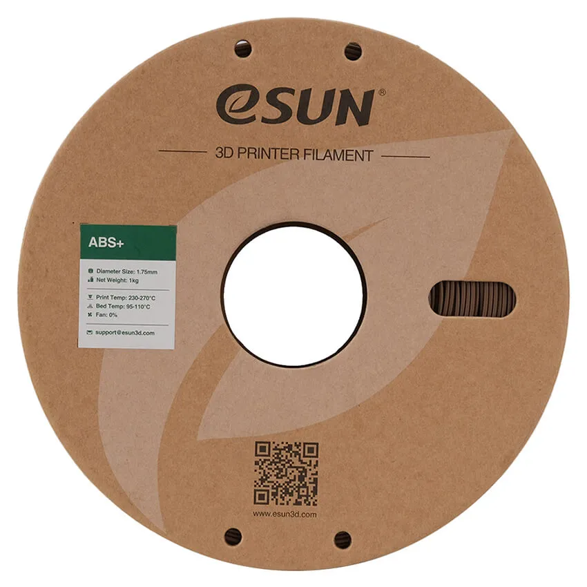 Катушка ABS+ пластика Esun, 1.75 мм, 1 кг, коричневая