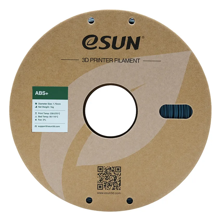 Катушка ABS+ пластика ESUN 1.75 мм 1кг., серая (ABS+175H1/ABS+175H1P1)