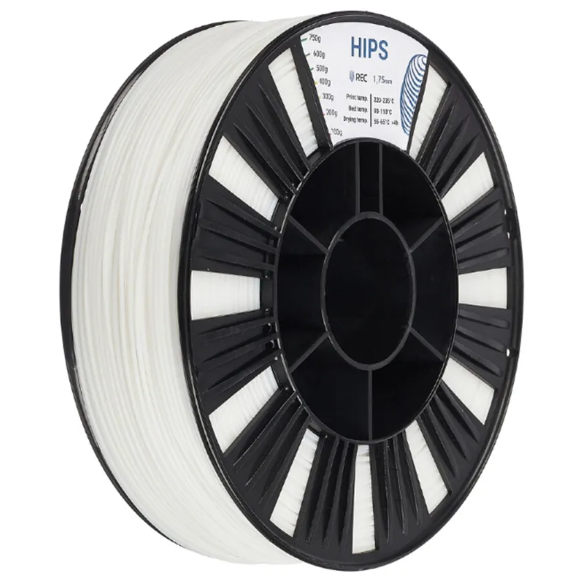 Катушка REC HIPS-пластика 1.75 мм, 0.75 кг натуральная