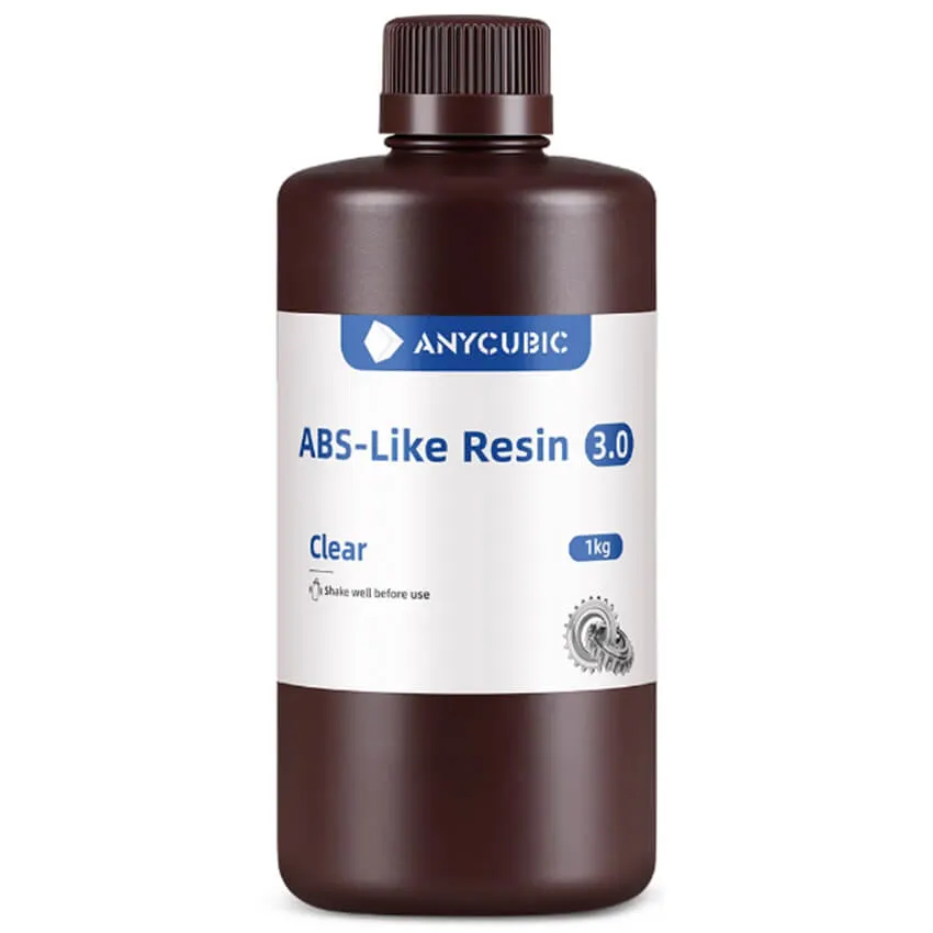 Фотополимерная смола Anycubic ABS-Like Resin 3.0, прозрачная (1 кг)