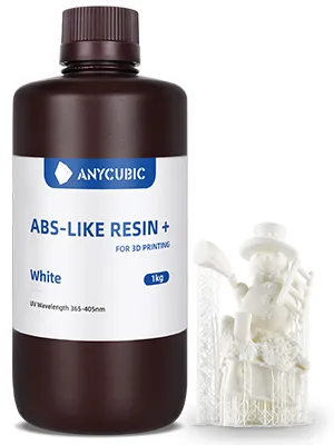 Фотополимерная смола Anycubic ABS-Like Resin+, белая (1 кг)