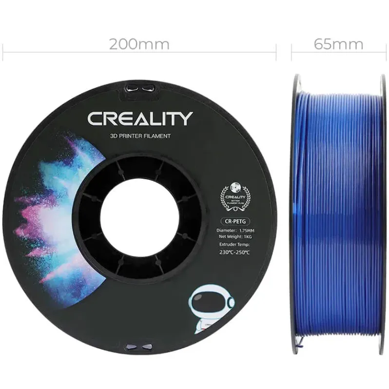 Катушка CR-PETG-пластика Creality 1.75 мм 1кг, синяя