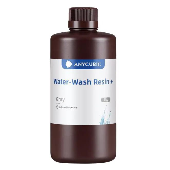 Фотополимер Anycubic Water-Wash Resin+, серый (1 кг)