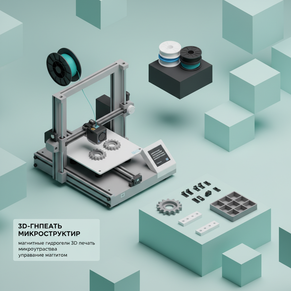 Магнитные гидрогели для 3D-печати микроустройств: Прорыв MIT