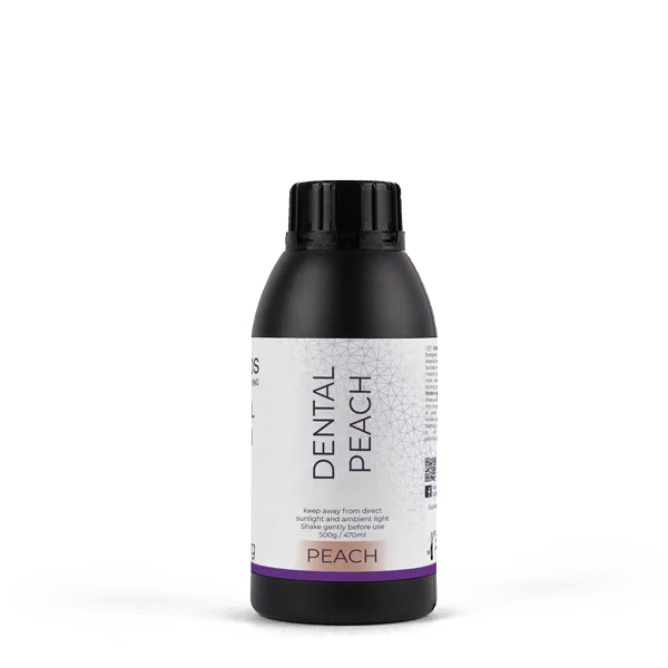 Фотополимер HARZ Labs Dental Peach, персиковый (0,5 кг)