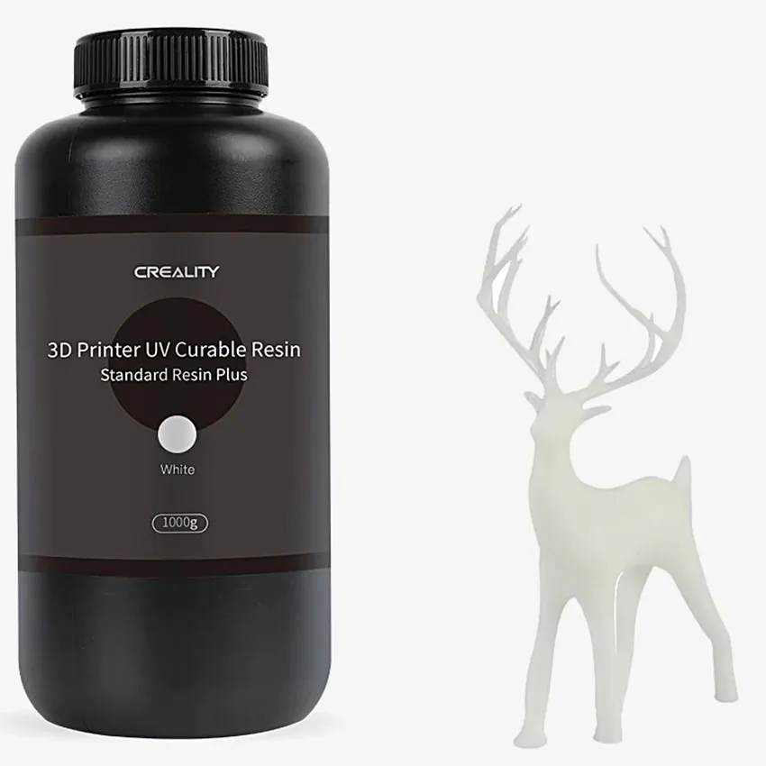 Фотополимерная смола Creality Standard Rigid LCD UV, белая (1 кг)