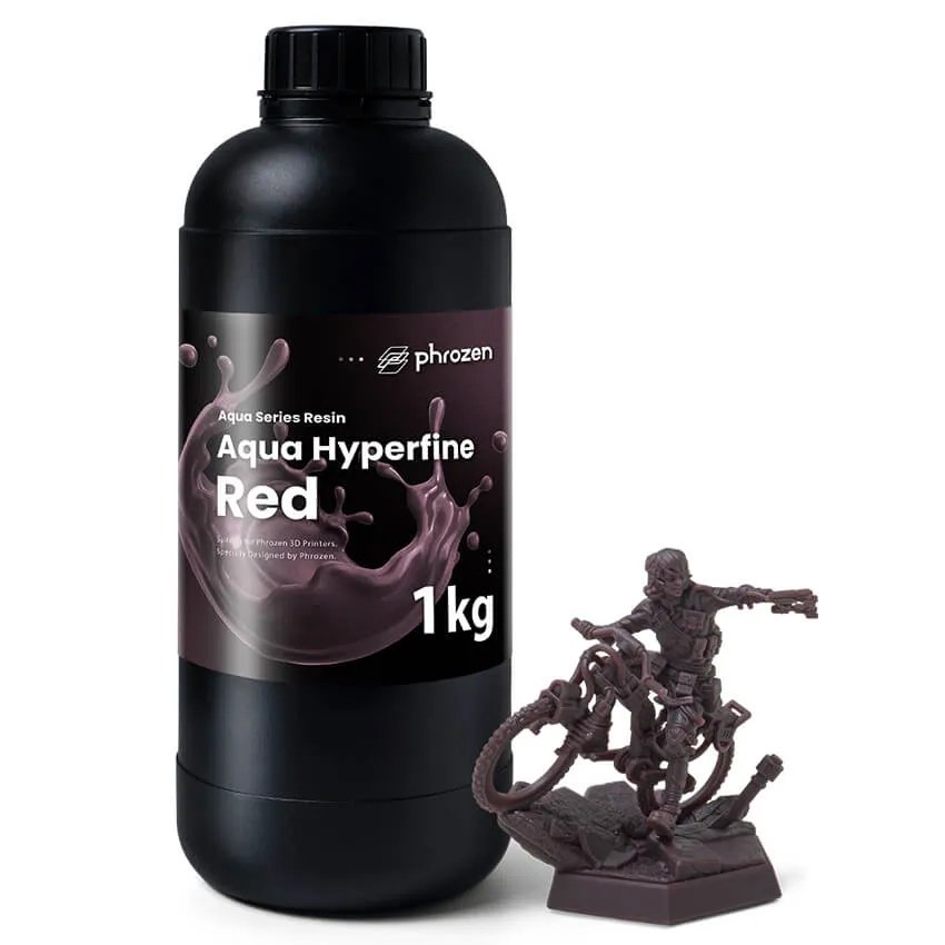 Фотополимерная смола Phrozen Aqua Hyperfine, красная (1 кг)
