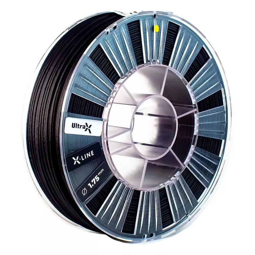 Катушка пластика REC X-line UltraX (PA6+CF30) 1.75мм 0,75 кг, черная
