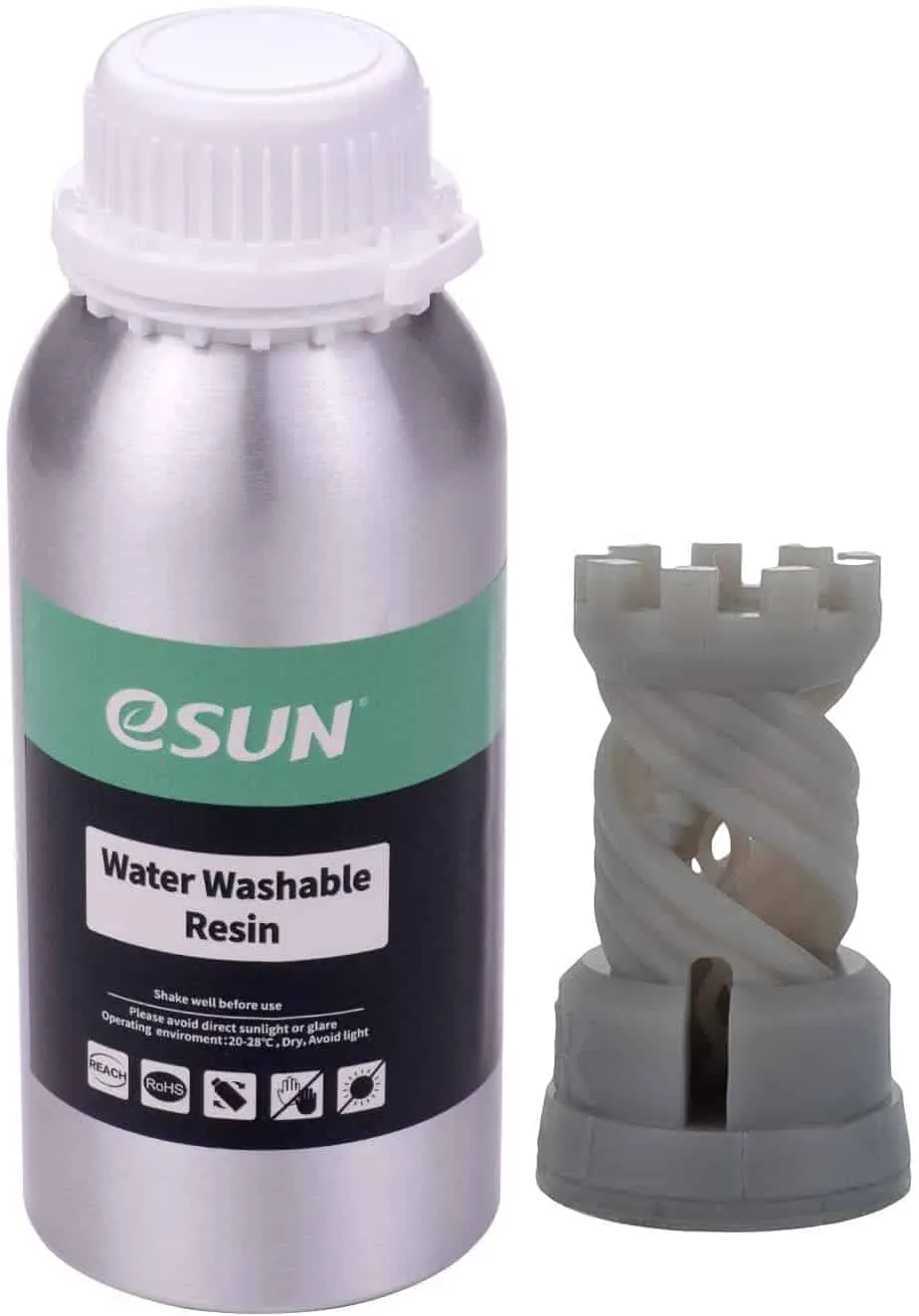 Фотополимер ESUN Water Washable серый (0,5 кг)