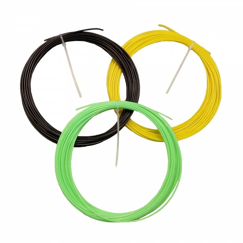 Комплект ABS-пластика Tiger3D 1.75 мм. для 3D ручек (черный, желтый, светло-зеленый), по 10 м каждого цвета