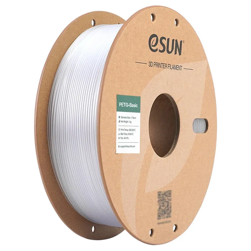 Катушка PETG-Basic пластика ESUN 1.75 мм 1кг, прозрачная