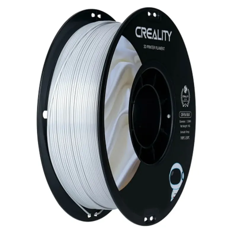 Катушка CR-Silk пластика Creality 1.75 мм 1кг, серебряная
