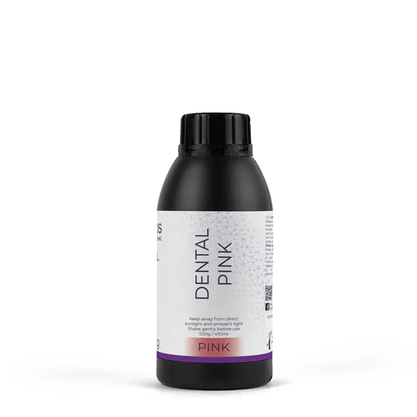 Фотополимер HARZLabs Dental Pink, розовый (0,5 кг)