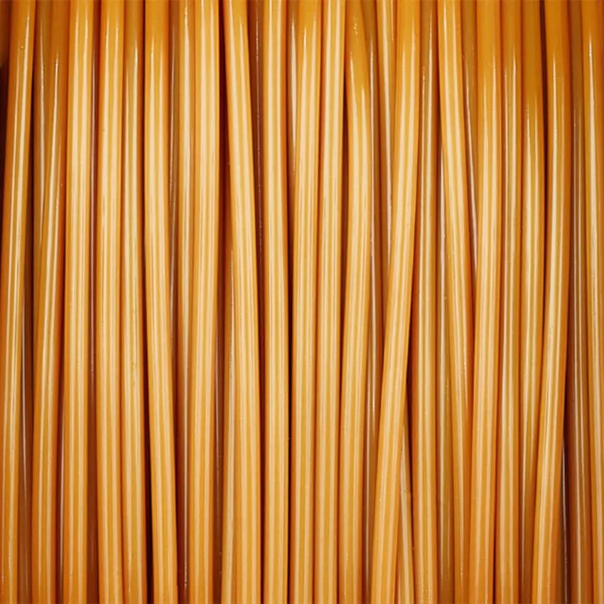 Катушка пластика REC PLA Silk 1.75мм  0.75 кг, темное золото