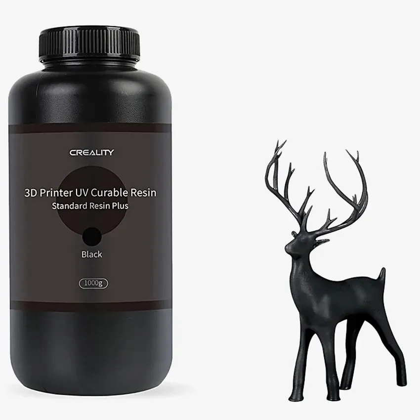 Фотополимерная смола Creality Standard Rigid LCD UV, черная (1 кг)