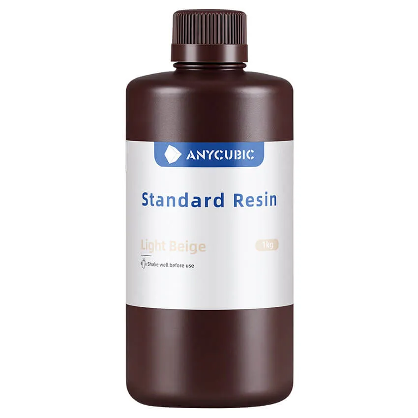 Фотополимерная смола Anycubic Standard, светло-бежевая (1 кг)