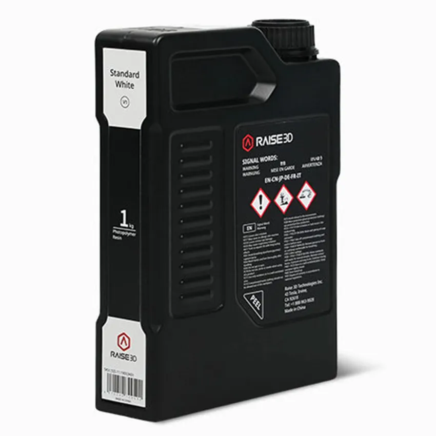 Фотополимерная смола Raise3D Standard White Resin, белая (1 кг)