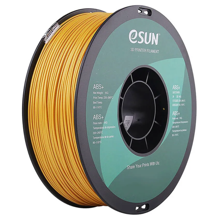 Катушка ABS+ пластика Esun, 1.75 мм, 1 кг, золотая