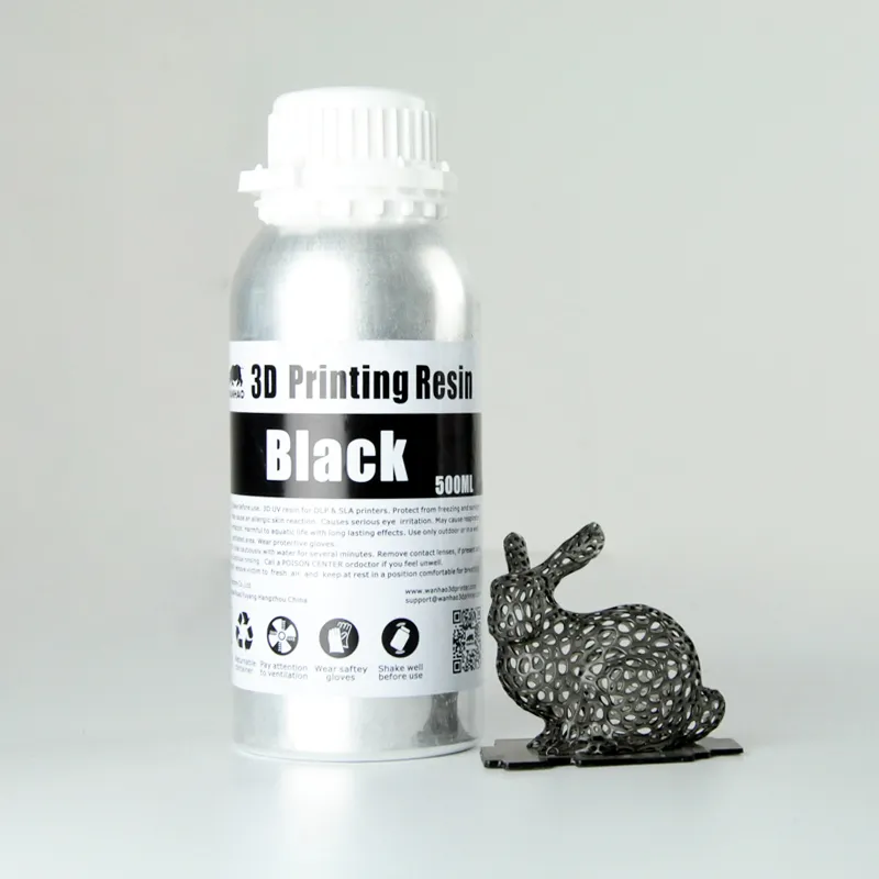 Фотополимер Wanhao Standard Resin, чёрный (500 мл)