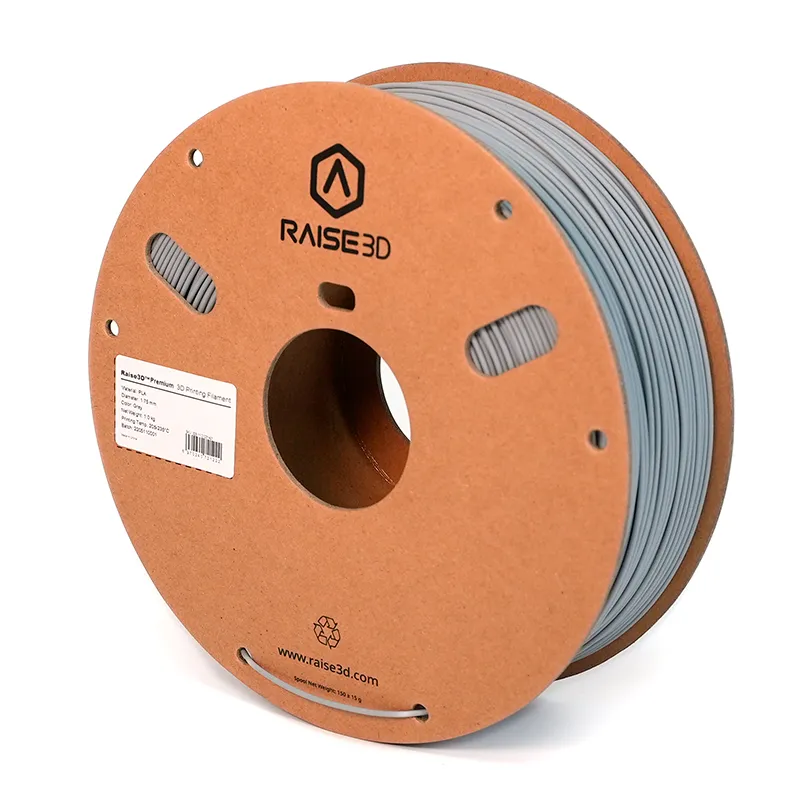 Катушка PLA-пластика Raise3D Premium, 1.75 мм, 1 кг, серая