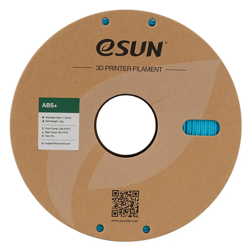 Катушка ABS+ пластика Esun, 1.75 мм, 1 кг, голубая