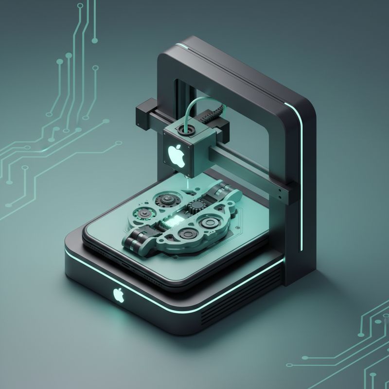 Apple напечатала шарнир для iPhone Duo на 3D-принтере: Технологический прорыв