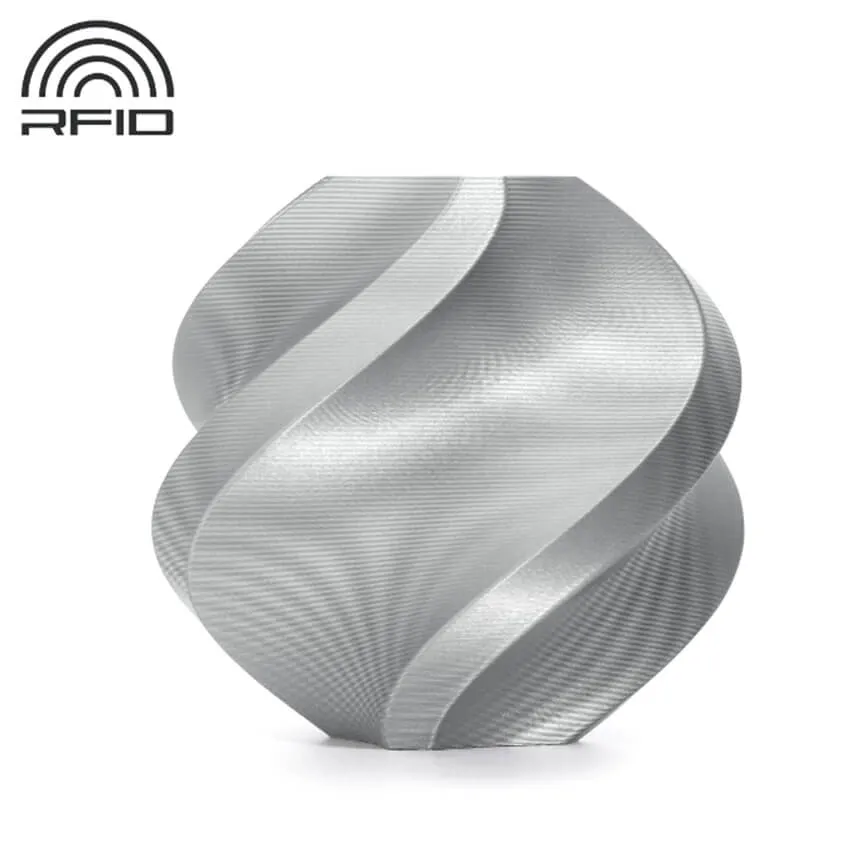 Катушка PLA Basic пластика Bambu Lab 1.75 мм 1кг, серебряная