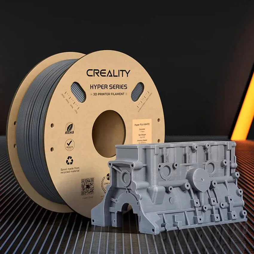 Катушка Hyper ABS-пластика Creality 1.75 мм 1кг, серая
