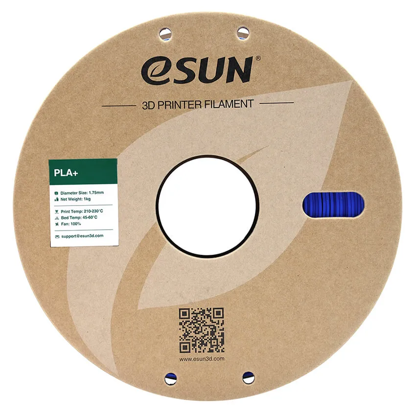 Катушка пластика PLA+ ESUN 1.75 мм 1кг., синяя
