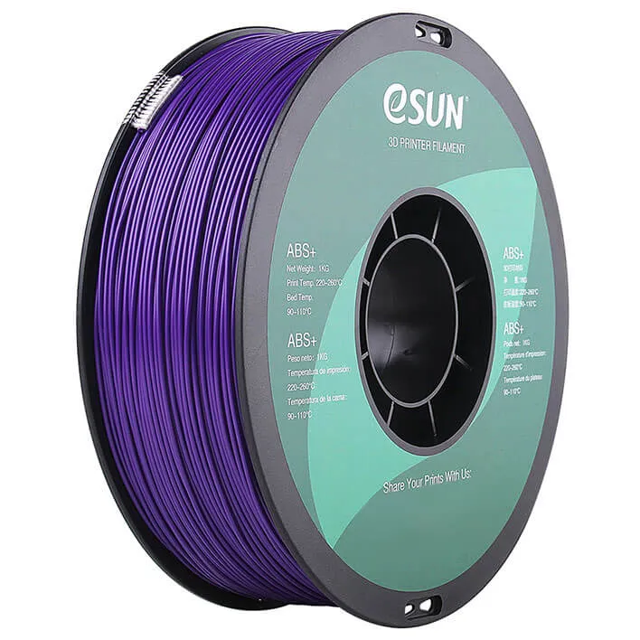 Катушка ABS+ пластика Esun, 1.75 мм, 1 кг, пурпурная