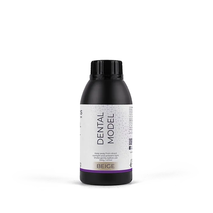 Фотополимер HARZ Labs Dental Model Beige, бежевый (0,5 кг)