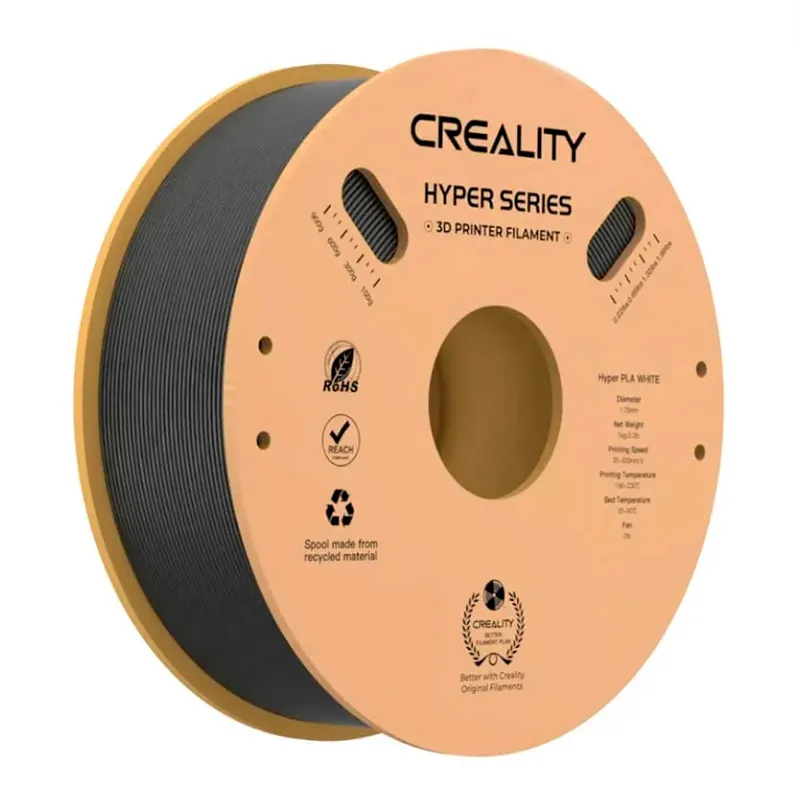 Катушка Hyper PLA-пластика Creality 1.75 мм 1кг., черная