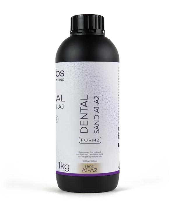 Фотополимер HARZLabs Dental Sand A1-A2 Form2, бежевый (1 кг)