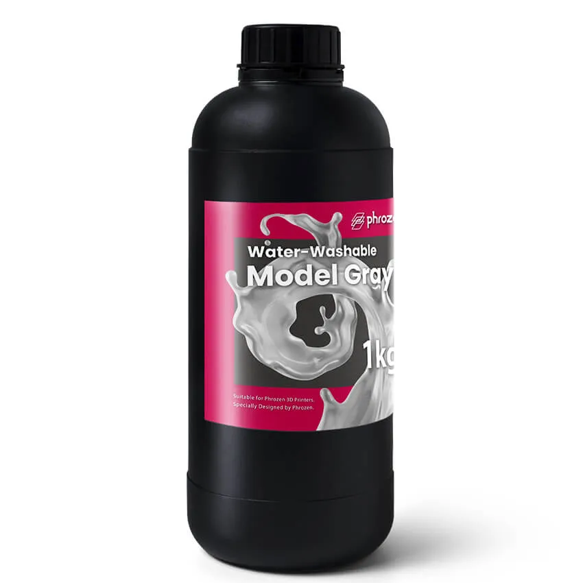 Фотополимерная смола Phrozen Water Washable Model, серая (1 кг)